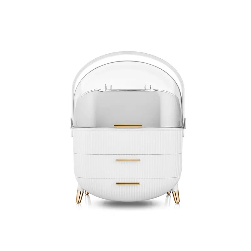 2-Drawer Cosmetic Organizer – Antalya White Design 1