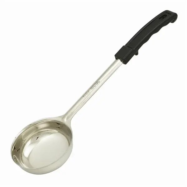 6 Oz Solid Black Spoodle Scoop 1