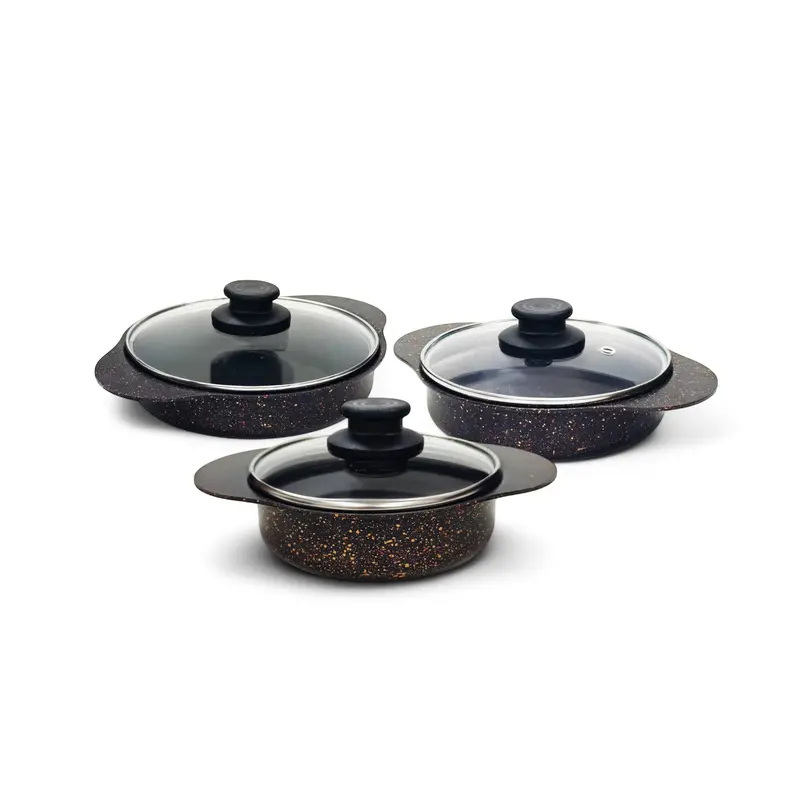 6-Piece Egg Pan Set – Black Non-Stick Collection With Complimentary Legend Grips 1