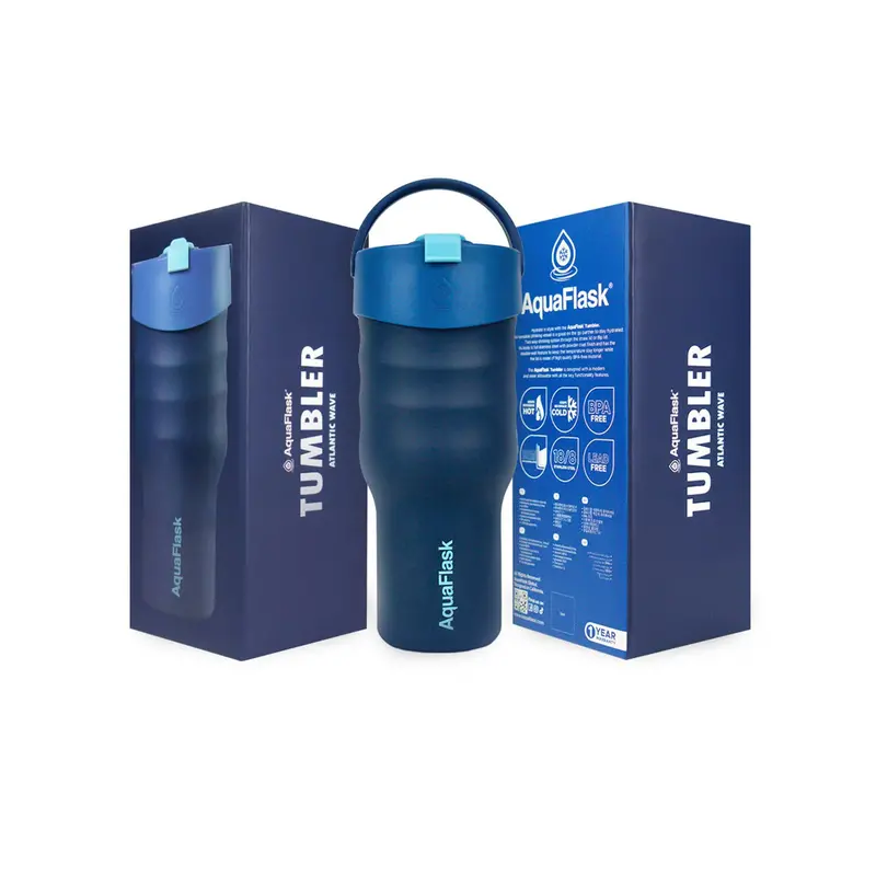 Aquaflask Atlantic Wave 900Ml Tumbler – Large-Capacity Ocean-Style Tumbler 1