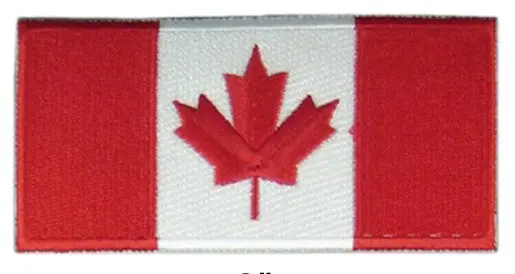 Assorted Cadpat Velcro Canadian Flag Patches 1