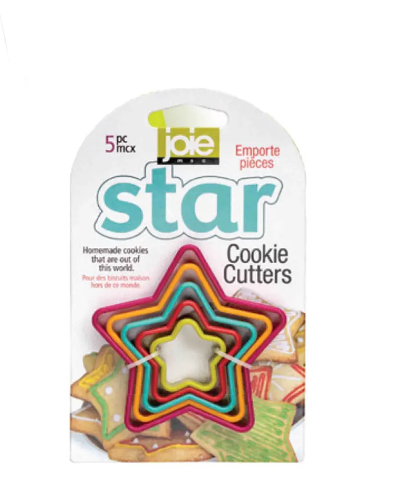 Assorted Star Cookie Cutters For Creative Baking – Joie 1