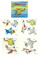 Aviation-Inspired Temporary Tattoo Pack 1