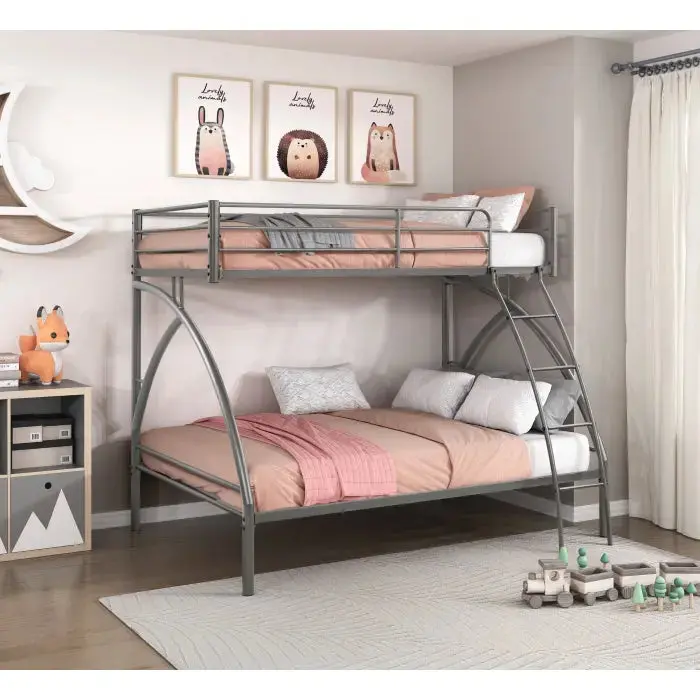 Bailey Twin-Over-Full Bunk Bed – Space-Efficient Combo, Ideal For Mixed-Age Siblings (B2020) 1