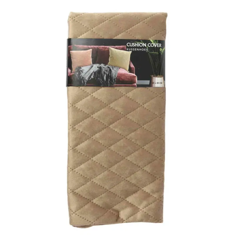 Beige Abstract Cushion Cover – 45X45Cm Urban Decor Pattern 3 1