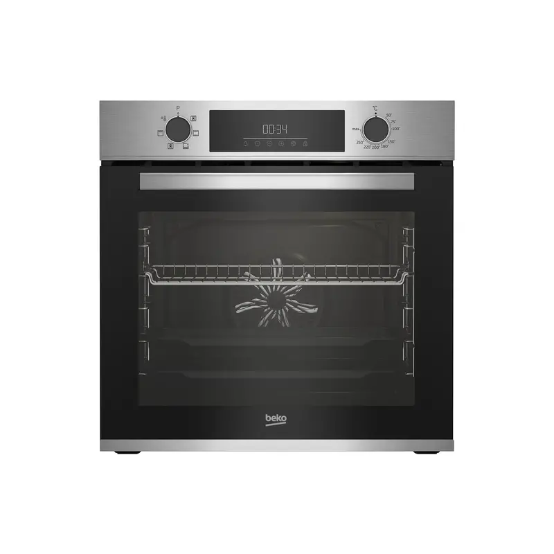 Beko Built-In Single Electric Oven With Metallic Brushed Finish 1