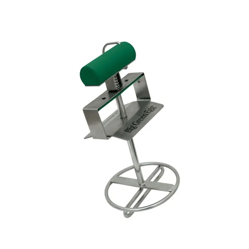 Big Green Egg Cast Iron Grid Lifter – Safe Grill Access Tool 1