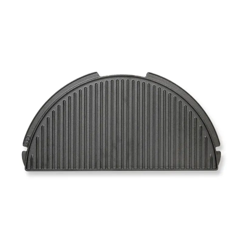 Big Green Egg Cast Iron Half-Moon Plancha Griddle 1