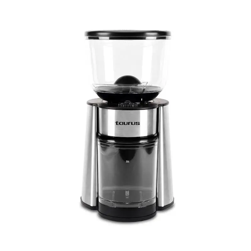 Black And Stainless Steel Taurus 130W Coffee Grinder 1