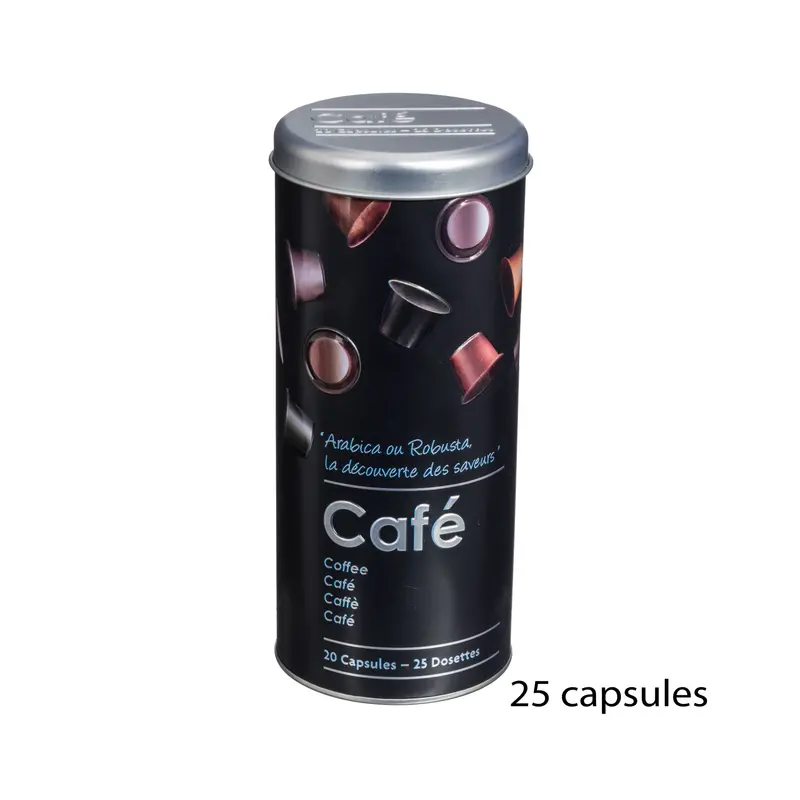 Black Coffee Bean Canister – Five Airtight Storage 1