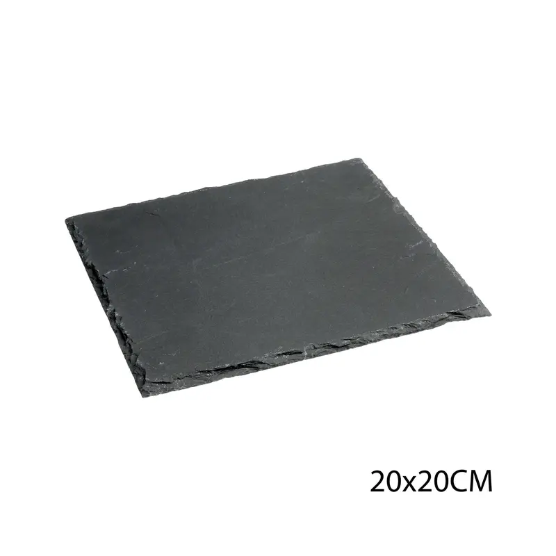 Black Slate-Style Serving Plate – Secret De Gourmet Tabletop 1