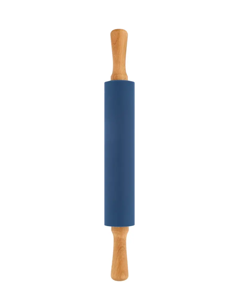 Blue Non-Stick Rolling Pin – O2 Bake Professional Tool 1