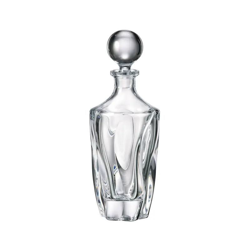 Bohemia Crystalite 700Ml Glass Carafe – Elegant Clear Design 1