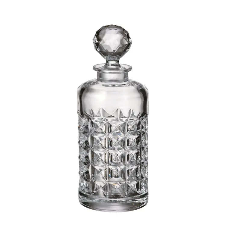 Bohemia Diamond-Cut 500Ml Decanter – Premium Clear Crystal 1