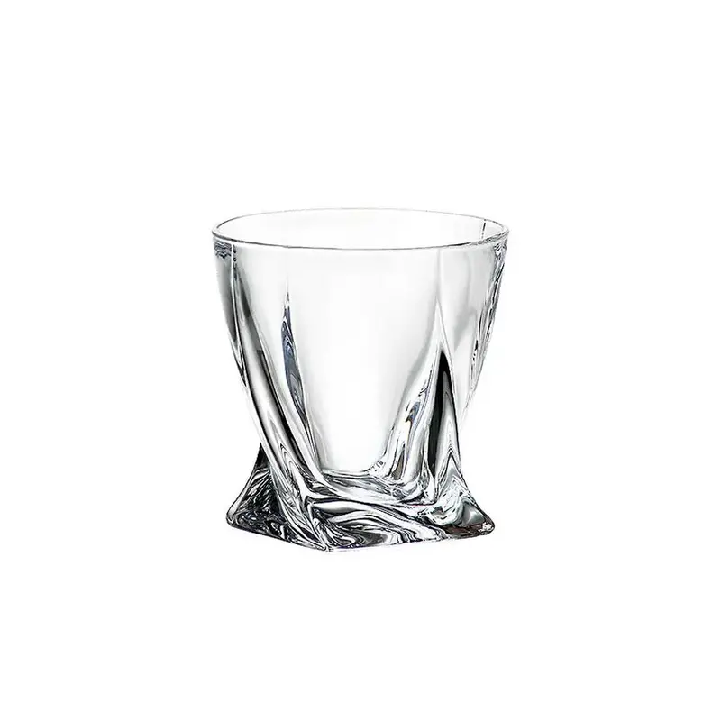 Bohemia Quadro Clear Whiskey Tumbler (340Ml) 1