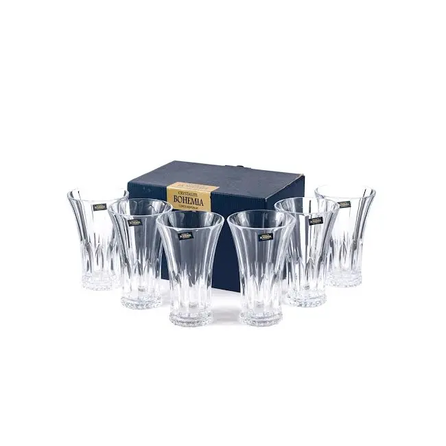 Bohemia Wellington Clear Glassware Set – 6-Piece, 340Ml Each 1
