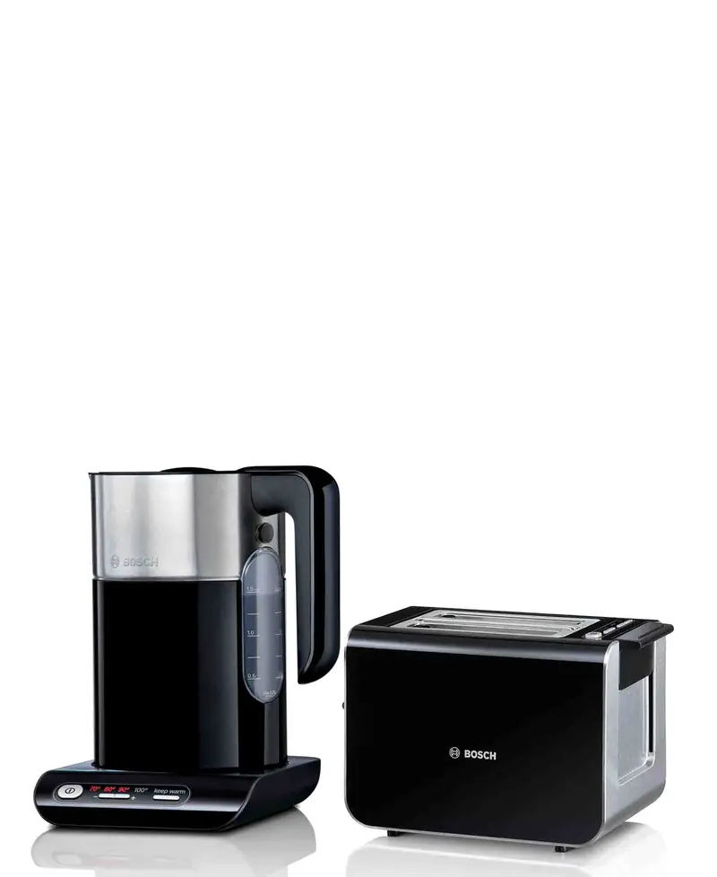 Bosch Styline Black Breakfast Appliance Combo 1