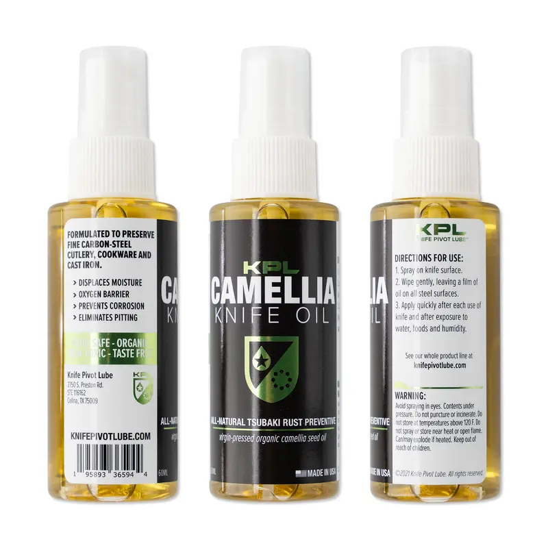 Camellia Oil For Carbon Steel & Cast Iron Kitchen Knives 1