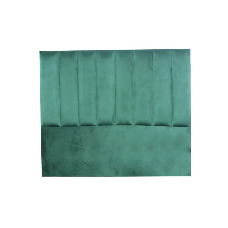 Classic B Upholstered Queen Headboard – Emerald Green 1