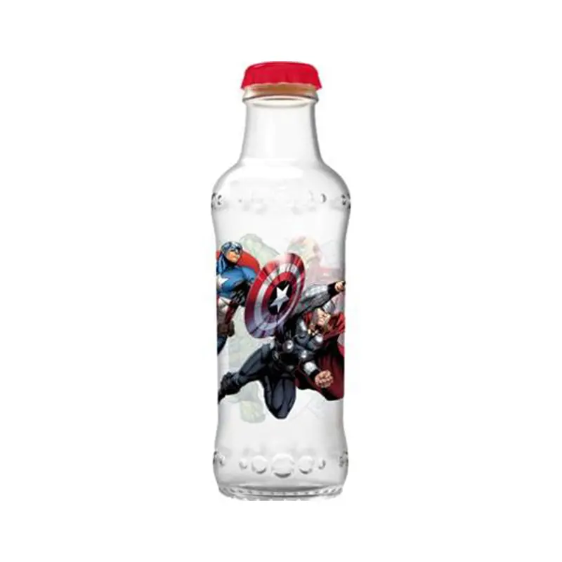 Clear Avengers-Themed 390Ml Soda Bottle – Kitchen Life 1