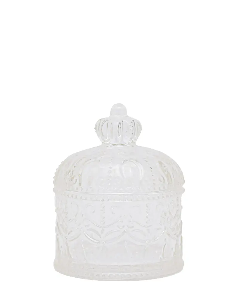 Compact Transparent Candy Jar – Modern Minimalist Style 1