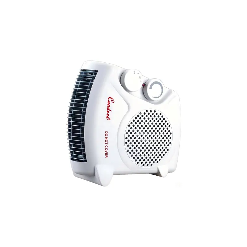 Condere Compact White Plug-In Fan Heater 1