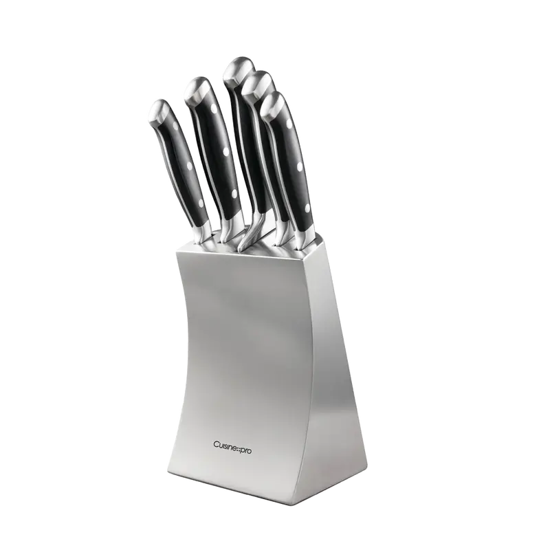 Cuisine::Pro Artisan Seto 6-Piece Knife Block Collection With Modern Ceramic Handles 1