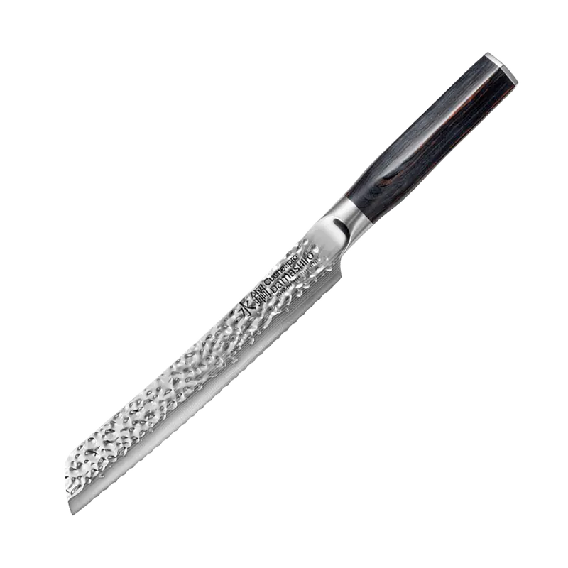 Cuisine::Pro Damashiro Emperor Bread Knife – 8-Inch Wavy-Edge Slicer 1