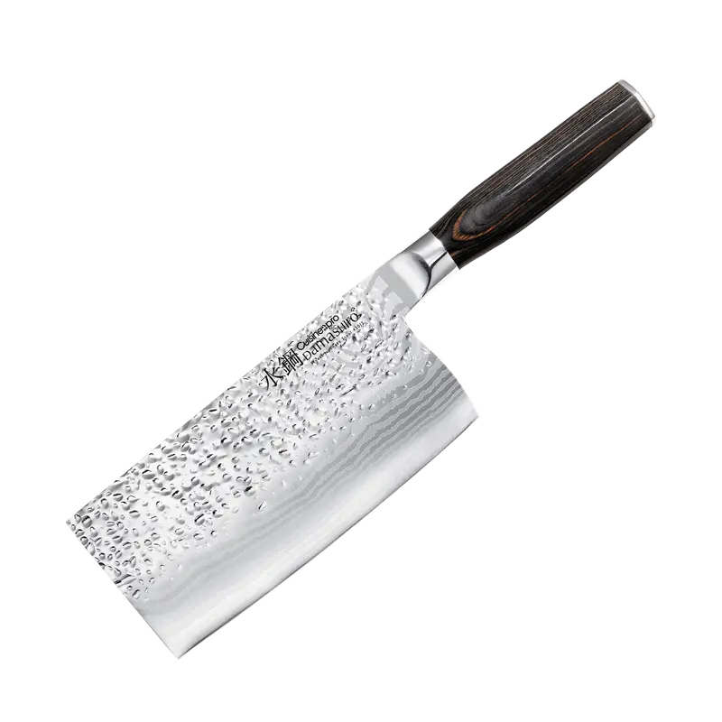 Cuisine::Pro Damashiro Emperor Cleaver – 6.5-Inch Heavy-Duty Chopper 1