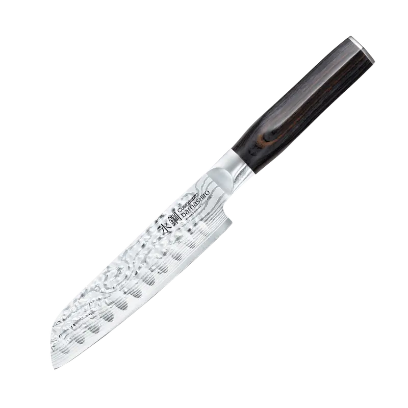 Cuisine::Pro Damashiro Emperor Santoku Try-Me Knife – 5-Inch Sample Size 1