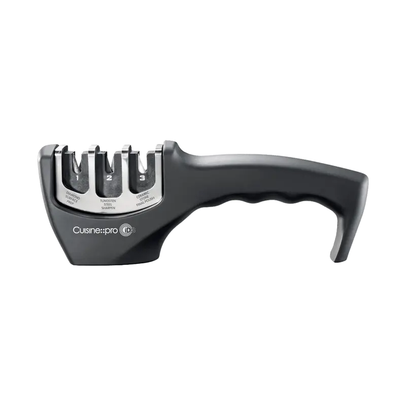 Cuisine::Pro® Id3® Adjustable 3-Stage Manual Knife Sharpener 1