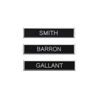 Customizable Plastic Name Tag For Deu Uniforms (Army, Navy, Air Force) 1