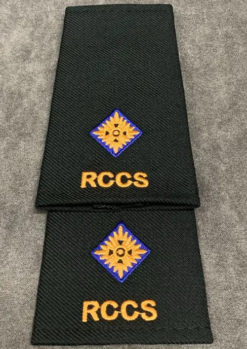 Deu Officer Slip-On Rank Insignia – Rccs/Ctrc (Pair) 1