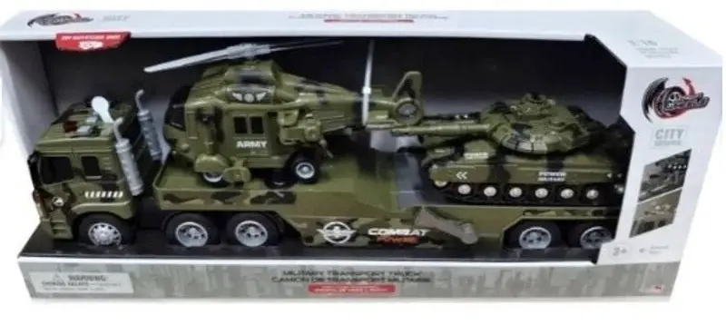 Dragon Wheels Military Transport Truck – Die-Cast Collectible Model 1
