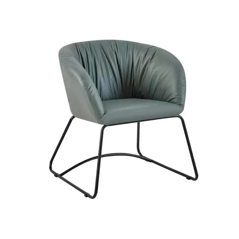 Exotic Designs Contemporary Occasional Chair – Teal Upholstery 1