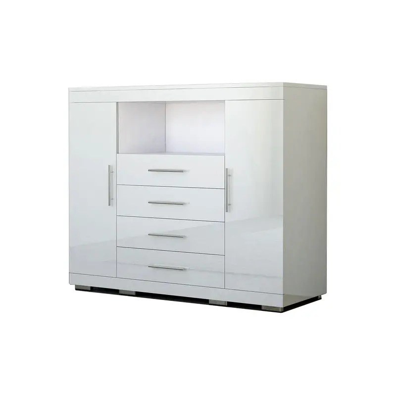 Exotic Designs Timeless White Chest Of Drawers 1