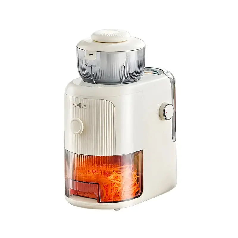 Feelive 1.8L Compact Food Processor – Pure White 1