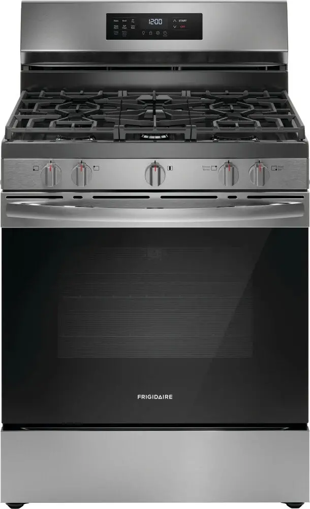 Frigidaire Fcrg3083As 30-Inch Stainless Steel Gas Range With Air Fry 1