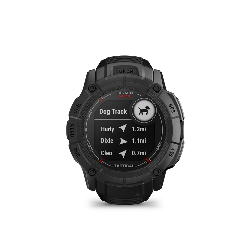 Garmin Instinct 2X Solar Tactical Smartwatch – Military-Grade Navigation In Black 1