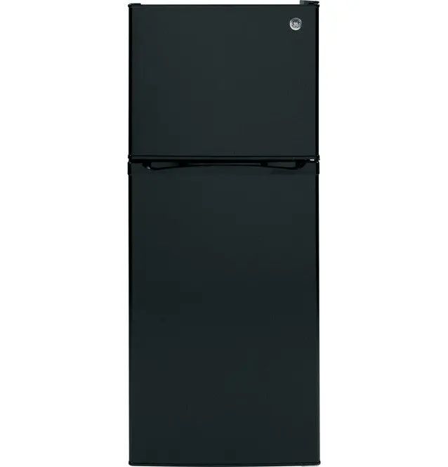 Ge Gpe12Fgkbb 11.6 Cu. Ft. Energy Star Top-Freezer Refrigerator – Matte Black Finish 1