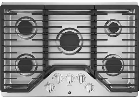 Ge Jgp5030Slss 30" Built-In Gas Cooktop – Stainless Steel, 5 Burners + Dishwasher-Safe Grates 1