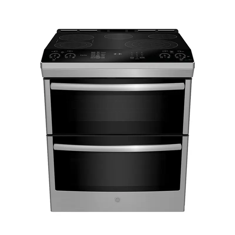 Ge Profile 30-Inch Slide-In Double Oven Electric Range With No-Preheat Air Fry 1