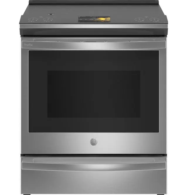 Ge Profile 30-Inch Smart Front-Control Induction Range With In-Oven Camera – Fingerprint-Resistant Stainless Steel 1