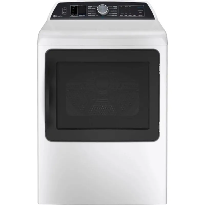 Ge Profile 7.4 Cu. Ft. Electric Dryer With Sanitize Cycle – White 1
