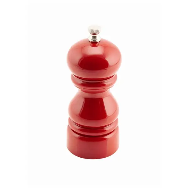 Genware Red Salt Or Pepper Grinder – 12.7Cm Tall 1