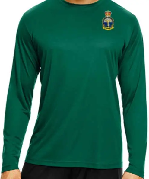 Green Dry-Wick Long-Sleeve Performance Top 1