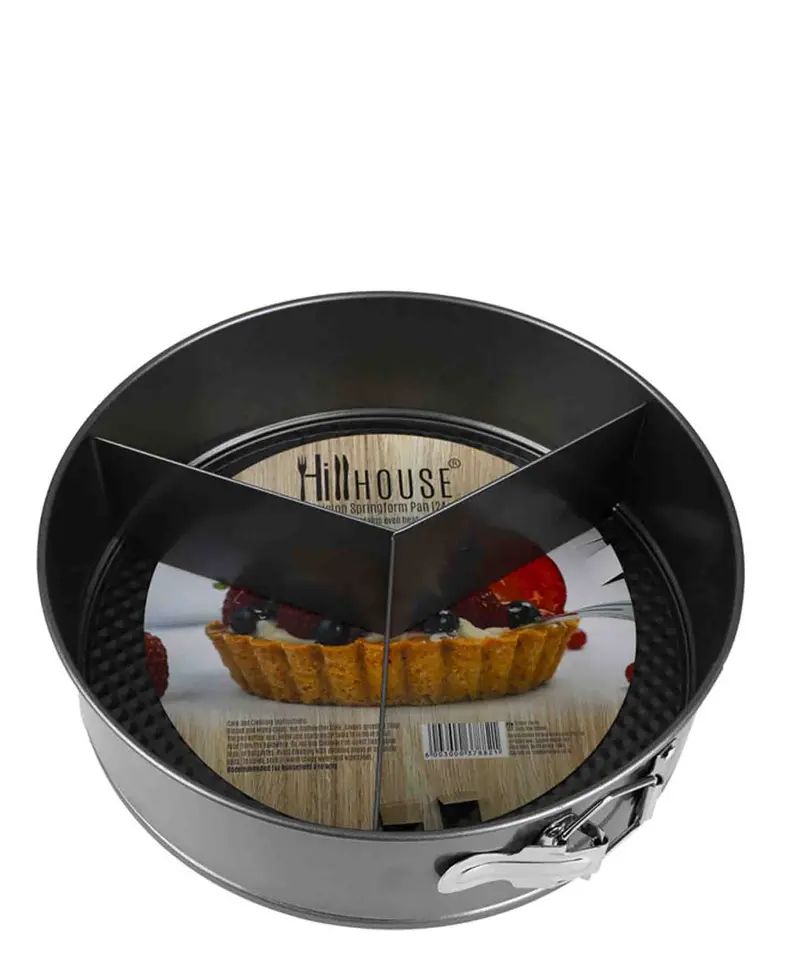Hillhouse Non-Stick 3-Section Springform Pan – Black 1