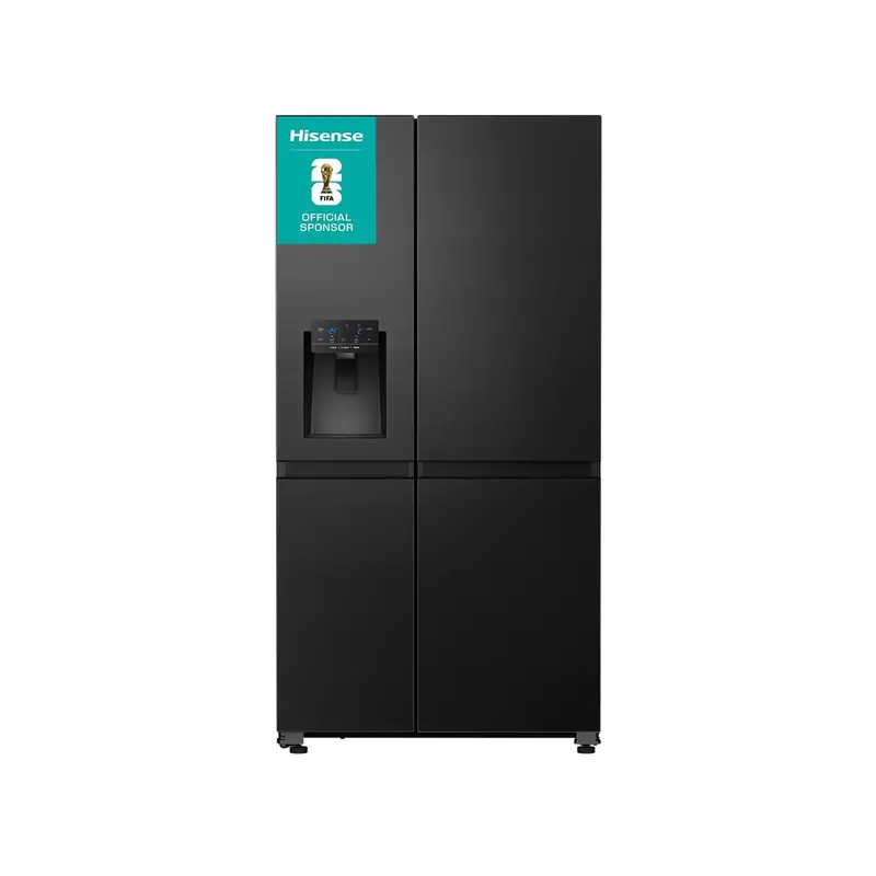 Hisense 601L Black Side-By-Side Refrigerator 1