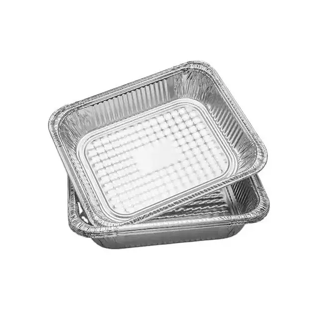 Inpulse Homeware Heavy-Duty Foil Containers – 5-Pack, 3.5L, Silver 1