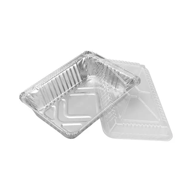 Inpulse Homeware Large-Capacity Foil Containers – 5-Pack, 4.9L, Silver 1